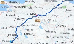 Burdur Samsun Arası Kaç Km?