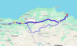 Sapanca Samsun Arası Kaç Km? Seyahat Süreleri