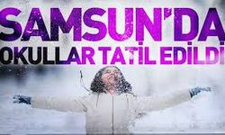 Samsun’da Kar Alarmı: Bazı İlçelerde Okullar Bugün Tatil Edildi