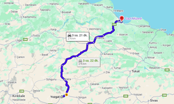 Yozgat Samsun Arası Kaç Saat? Ulaşım Detayları