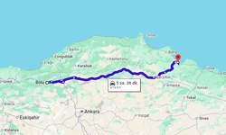 Bolu Samsun Kaç Kilometre? Yolculuk Süreleri