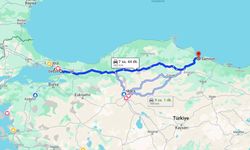 Samsun Gebze Arası Kaç Km? Seyahat Süresi