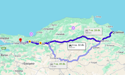 Samsun Sakarya Arası Kaç? Güzergah Bilgileri