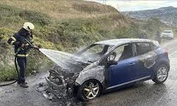 Samsunsporlu Anthony Musaba’nın Aracı Alev Aldı