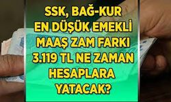 En Düşük Emekli Maaşı 20 Bin TL Oldu: Zam Farkları Ne Zaman Yatacak?