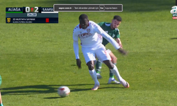 Samsunspor - Aliağa Maçında Kırmızı Kart Çıktı!! ( 6-2)