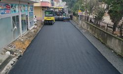 ÜNYE’DE EĞİTİME GİDEN YOLLAR ASFALTLANIYOR