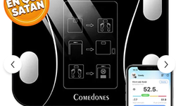 Comedones Dijital Baskül Yağ Su Kas Vücut Kitle Endeksi Kilo Ölçer Tartı Fiyatı Ne Kadar?