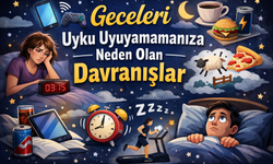Geceleri Uyku Uyuyamamanıza Neden Olan Davranışlar