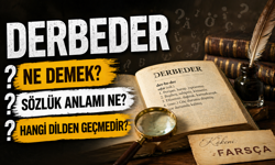 Derbeder Ne Demek? Sözlük Anlamı Ne? Hangi Dilden Geçmedir?