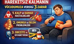 Hareketsiz Kalmanın Vücudumuza Verdiği 3 Zarar