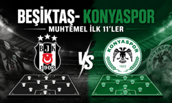 Beşiktaş- Konyaspor Muhtemel İlk 11’ler