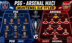 PSG – Arsenal Şampiyonlar Ligi Muhtemel 11’ler