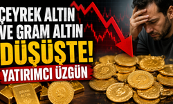 Çeyrek Altın Ve Gram Altın Düşüşte! Yatırımcı Üzgün