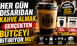 Her Gün Kahve Almak Gerçekten Bütçeyi Bitiriyor Mu?
