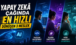Yapay Zekâ Çağında En Hızlı Dönüşen 3 Meslek
