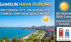 26 Haziran 2026 Cuma Samsun Hava Durumu, Samsun Hava Sıcaklığı Kaç Derece?