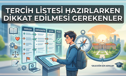 Tercih Listesi Hazırlarken Dikkat Edilmesi Gerekenler
