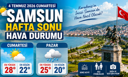 4 Temmuz 2026 Cumartesi Samsun Hafta Sonu Hava Durumu