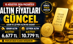 10 Ağustos 2026 Pazartesi Altın Fiyatları Güncel, Gram Ve Çeyrek Altın Ne Kadar?