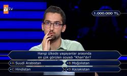 Kim Milyoner Olmak İster'de 1 Milyon TL'lik Soru! Khan Soyadı Hangi Ülkede En Yaygın?