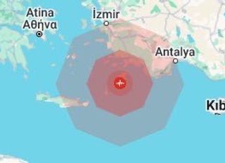 Muğla'nın Datça Açıklarında Korkutan 6.0 Büyüklüğündeki Deprem