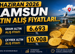 2 Haziran 2026 Samsun Altın Alış Fiyatları...