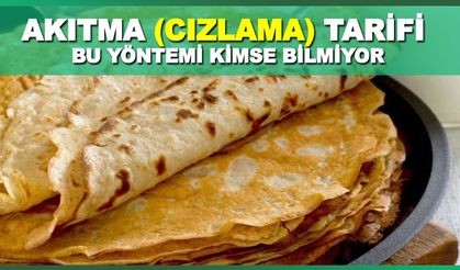 Akıtma (Cızlama) Tarifi Bu Yöntemi Kimse Bilmiyor