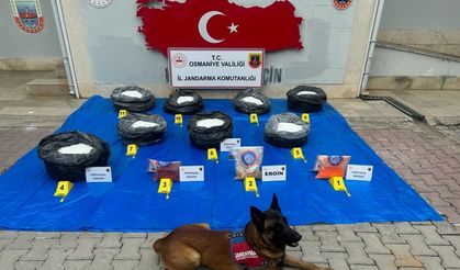 Ağaçların altına gizlenmiş uyuşturucu madde ele geçirildi