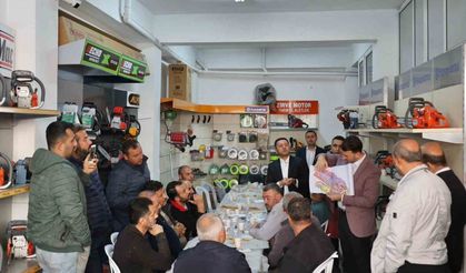 Başkan Arı sanayi esnafı ile buluştu