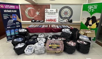 Kilis’te dev uyuşturucu operasyonu