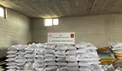 Nevşehir’de 23 ton sahte gübre ele geçirildi