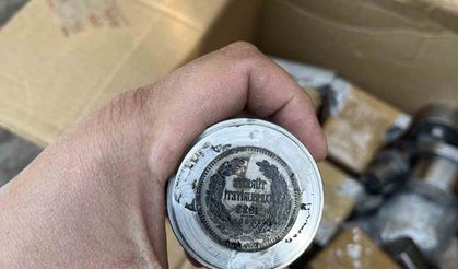 Sahte para matrisleri sınırda bulundu: Osmanlı tuğralı para basılacaktı