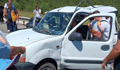 1’i ağır 6 kişinin yaralandığı kazanın güvenlik kamerası ortaya çıktı