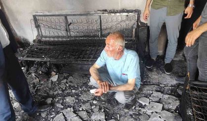 Batman’da engelli kızın çıkardığı yangında ev kullanılamaz hale geldi