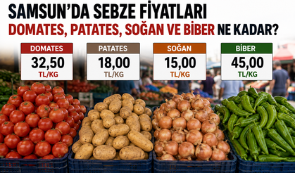 Samsun’da Sebze Fiyatları 20 Ağustos 2026: Domates, Patates, Soğan ve Biber Ne Kadar?