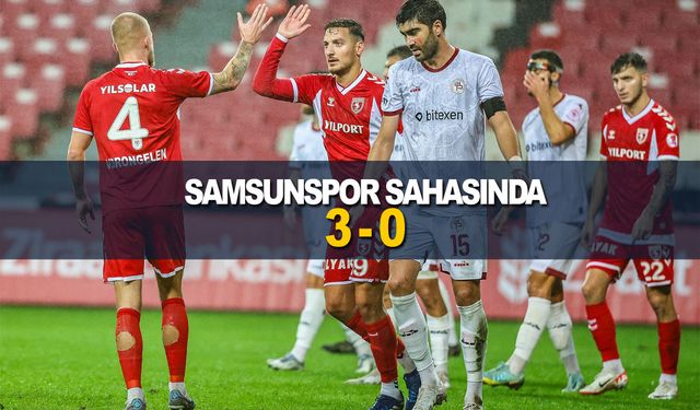 Ziraat Türkiye Kupasın'da Yılport Samsunspor turu 3 golle geçti