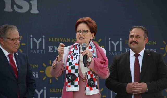 İYİ Parti Genel Başkanı Meral Akşener, Çankırı’da ziyaretlerde bulundu