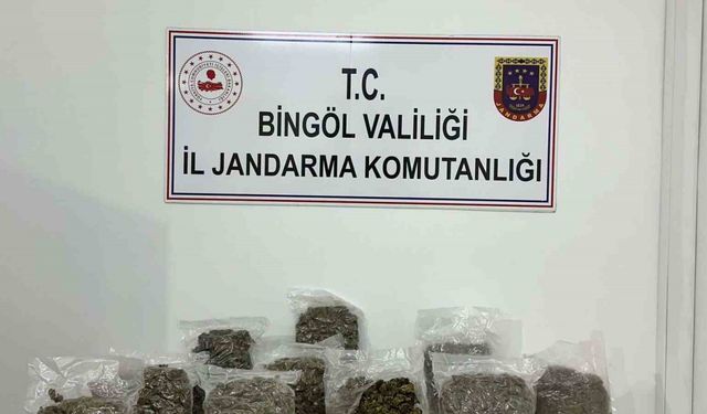 Bingöl’de 5 kilogram uyuşturucu madde ele geçirildi: 2 gözaltı