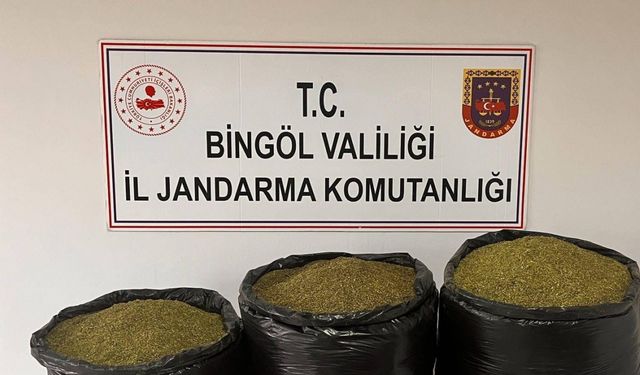 Bingöl’de 53 kilo uyuşturucu yakalandı