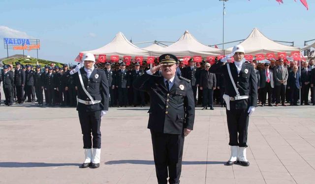 Yalova’da Türk Polis Teşkilatı’nın 179. kuruluş yıldönümü kutlanıyor