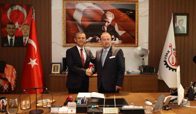 CHP Genel Başkanı Özel, Başkan Yalım’ı ziyaret etti