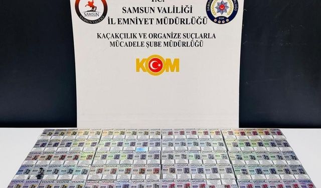 Samsun’da Kaçak Elektronik Sigara Operasyonu: 100 Adet Ele Geçirildi