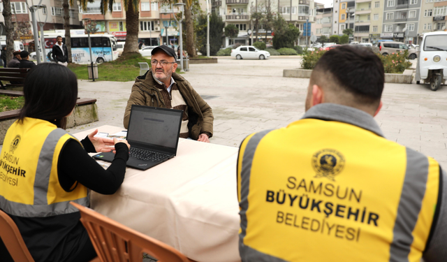 BÜYÜKŞEHİR BAFRA’DA VATANDAŞIN SESİNE KULAK VERİYOR