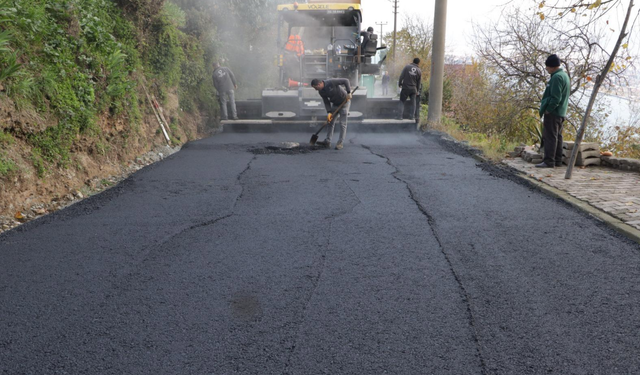 ESKİ BOZTEPE YOLU MODERLEŞİYOR