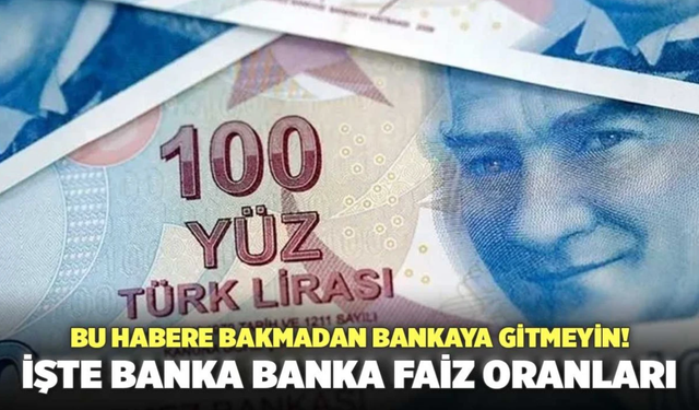 Mevduat Faizlerinde Son Durum: 100 Bin TL'den 500 Bin TL'ye Kadar Aylık Getiriler Belli Oldu!