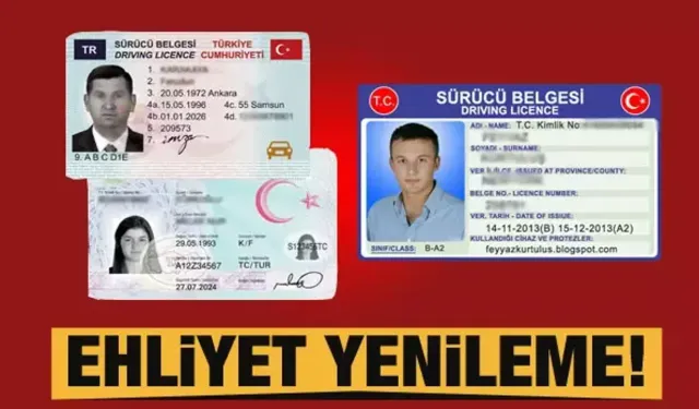 Ehliyetini yenilemeyen milyonlarca sürücü için geri sayım başladı
