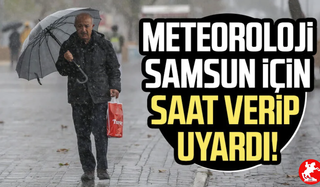 ⛈️ Gök Gürültüsüyle Gelen Pazartesi: Saat Saat Samsun Hava Durumu