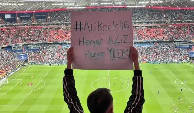 Dev Finalde Sürpriz Gelişme! Ali Koç’a Şok Pankart Tepkisi