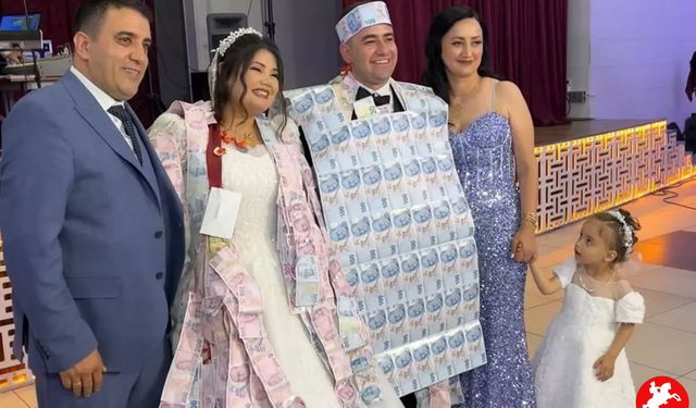Burdur'da Düğüne Damga Vuran Para Yeleği!